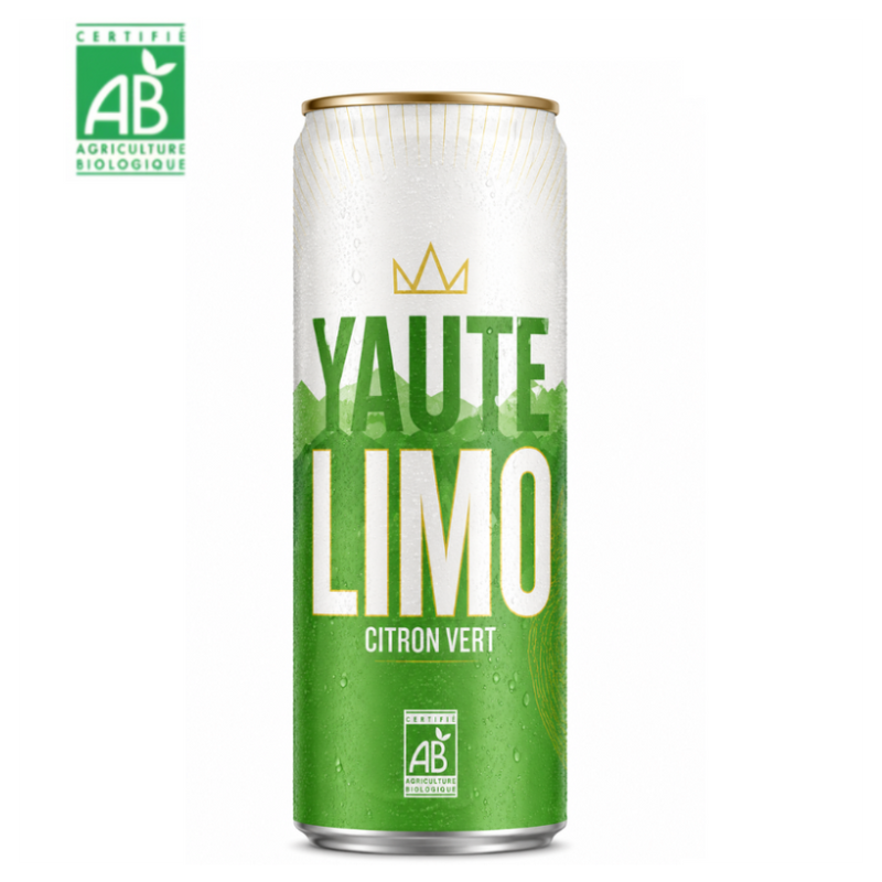Yaute Limo Citron Vert Bio 33 cl - Brasseurs Savoyards